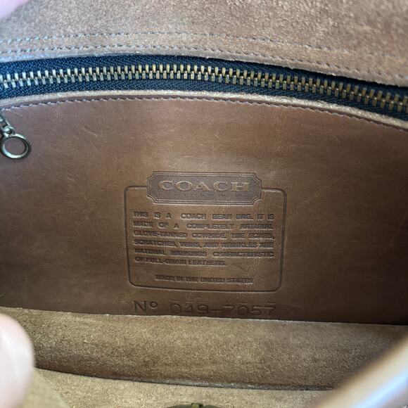 Vintage Coach Tabac Dinky Bean Bag Error - Picture 10 of 11